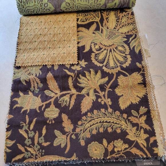 Fabric Sample Book Kasmir Fabric Prints Woven Solid by Color Quilting Blue Brown - Picture 15 of 16